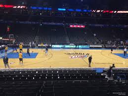 Chesapeake Energy Arena Section 106 Oklahoma City Thunder