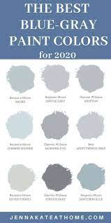 the best blue gray paint colors and