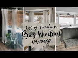 cozy modern bay window coverings you
