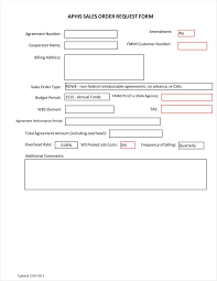 9 Sales Order Form Templates Free Samples Examples Formats