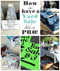 I built these to have somewhere to hang clothes during a remodel. How To Have A Yard Sale Like A Pro Confessions Of A Serial Do It Yourselfer