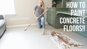 paint concrete floors home with stefani
