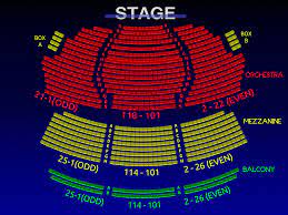 seating chart walter kerr theatre
