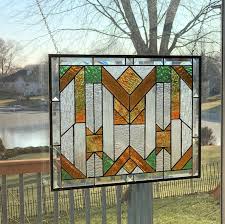 Arts And Crafts Stained Glass Window