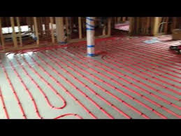 pex layout and install on wood sub