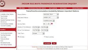 Indian Train Reservation Online gambar png