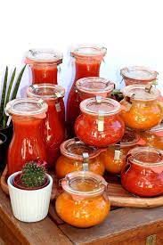 conserves de sauce tomate maison
