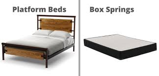 platform beds vs box springs what are