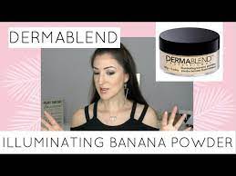 dermablend illuminating banana powder