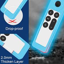 Buy 2Pack]Silicone Protective Case for 2021 New Apple TV Siri Remote  Control,for Apple TV 4K HD(2nd Generation)Siri Remote Replacement  Shockproof Battery Back Covers Case Holder Skin-Glowblue Glowgreen Online  in Germany. B098STYWVQ