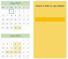 How To Create Interactive Calendar To Highlight Events