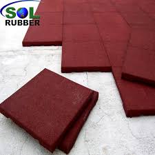 rubber flooring tiles