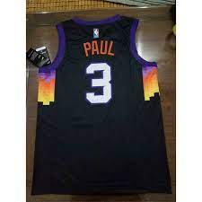 Most popular in phoenix suns. Chris Paul Phoenix Suns 2020 21 City Edition The Valley Black Jersey Stitched Jerseys For Cheap