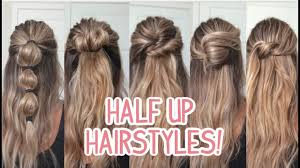 5 half up hairstyles anyone can do