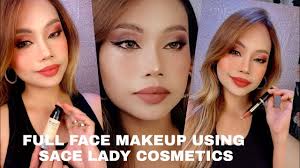 face makeup using sace lady cosmetics