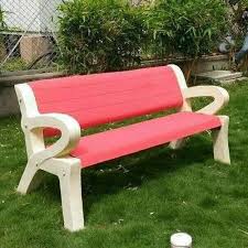 Rectangular 3 Seater Rcc Garden Bench