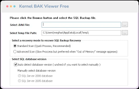 sql bak viewer tool to view healthy