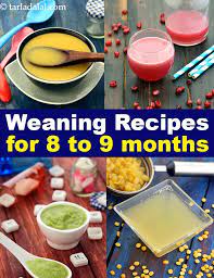 recipes for weaning 8 to 9 months