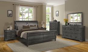 Check spelling or type a new query. Louis Philippe Platinum Grey Sleigh Bedroom Sets The Dump Furniture Outlet