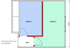 how to divide a bedroom in two es