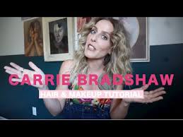 carrie bradshaw inspired hair makeup