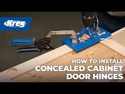 install concealed cabinet door hinges