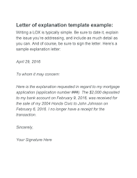 48 letters of explanation templates