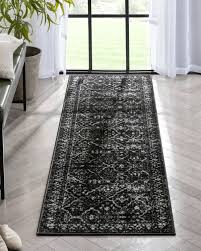 abstract vine runner rug in the rugs