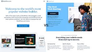wordpress com vs bluehost best place