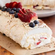 the best pavlova roll easy meringue