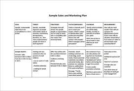 Sales Plan Template 30 Free Sample Example Format