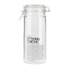 glass jar container with lid 1300 ml by