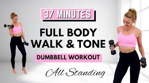 tone dumbbell workout burn fat