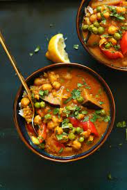 coconut red pea curry minimalist