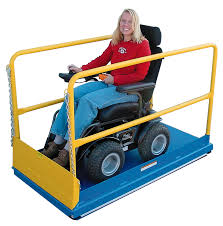 homemade wheelchair lift into motorhome