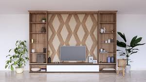 Interior Design Living Room With Tv Set