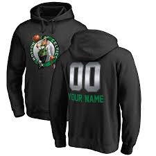 Boston celtics kids gear is at the official online store of the boston celtics. Men S Boston Celtics Fanatics Branded Black Personalized Midnight Mascot Pullover Hoodie Columbus Blue Jackets Anaheim Ducks Black Hoodie