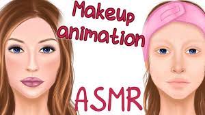 asmr makeup animation oddly