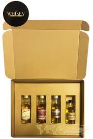 whisky geschenkbox 12 jahre 4 x 0 05
