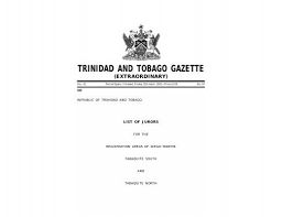 trinidad and tobago gazette trinidad