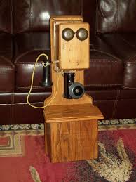 Kellogg Double Wood Box Telephone