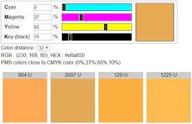 cmyk to uncoated pms colors