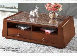 Hot Wood Coffee Table Set Tempered