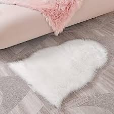 White Faux Fur Rug Faux Sheepskin Fur