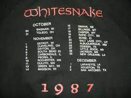 vine whitesnake 1987 tour sweatshirt