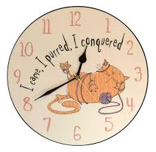 Wall Clock Cartoon Cat Clock Clock