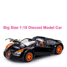 Big Size 1 18 Scale Models Mini Veyron Diecast Model Cars