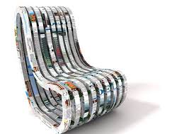 Recycling of everyday creative ideas based on repurposed, recycled, reused, reclaimed, upcycled and restored things! Award Winning Chair Is Made From Shredded Newspaper And Expired Flour