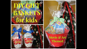diy art themed gift baskets for