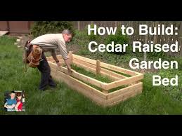 How To Build Cedar Raised Garden Beds